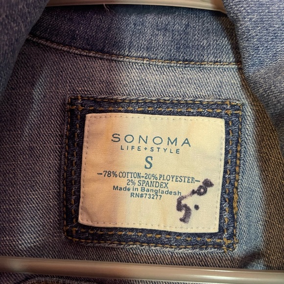 Jean jacket by Sonoma - Picture 2 of 2